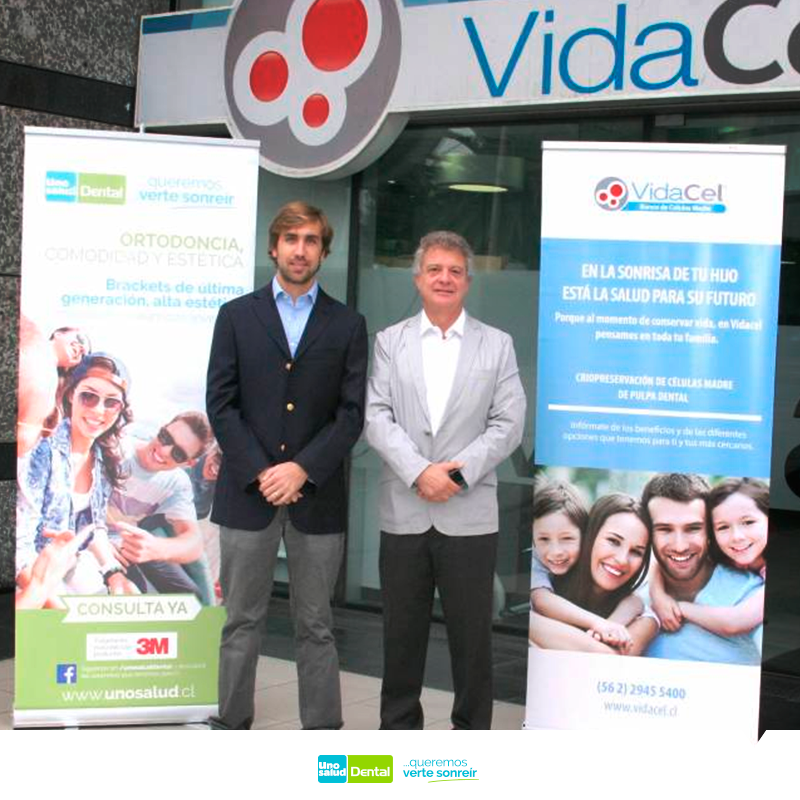 Vidacel y Uno Salud firman alianza para almacenar células madre de pulpa dental