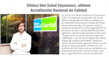LUN NOS RECONOCE CON ESTÁNDARES DE PRIMER NIVEL