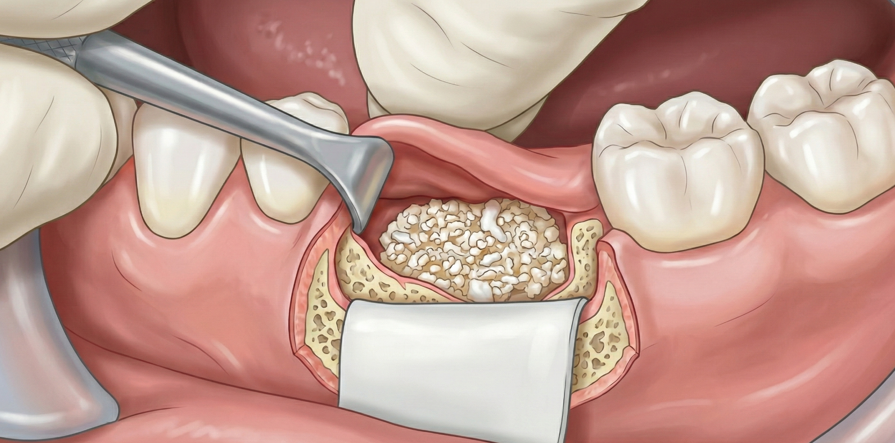 Injerto óseo para implantes dentales
