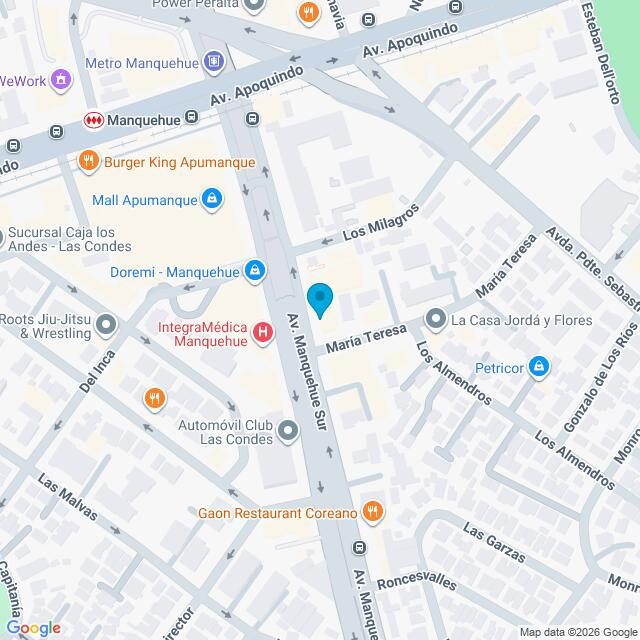 Mapa Clínica Manquehue