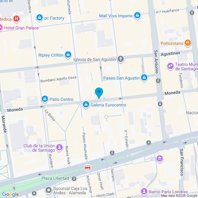 Mapa Clínica Moneda