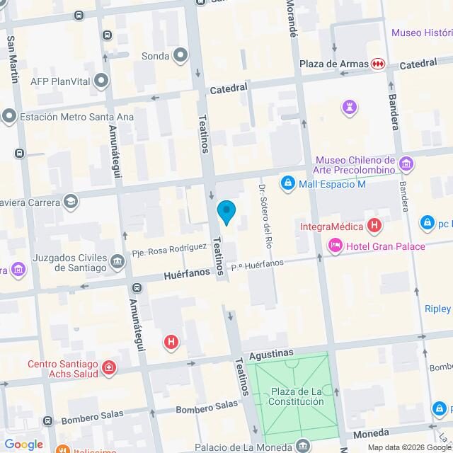 Mapa Clínica Teatinos