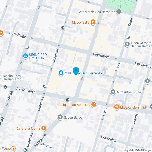 Mapa Clínica San Bernardo