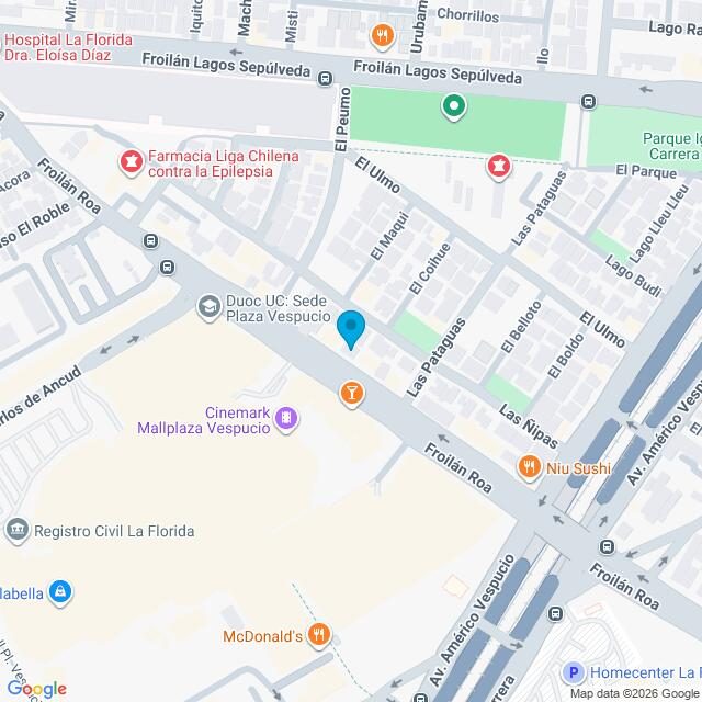 Mapa Clínica La Florida Froilán Roa