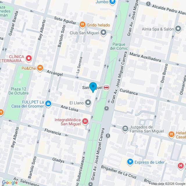 Mapa Clínica San Miguel