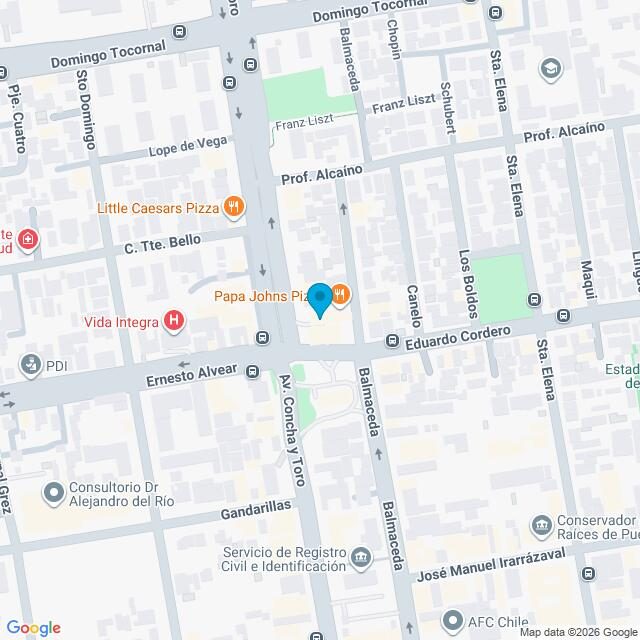 Mapa Clínica Puente Alto