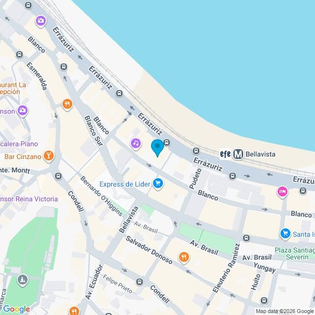 Mapa Clínica Valparaíso