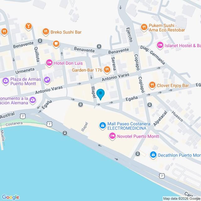 Mapa Clínica Puerto Montt