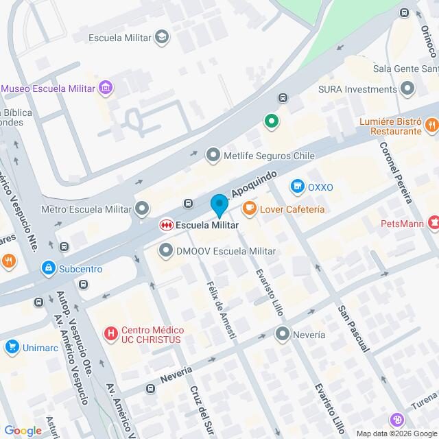 Mapa Clínica Escuela Militar