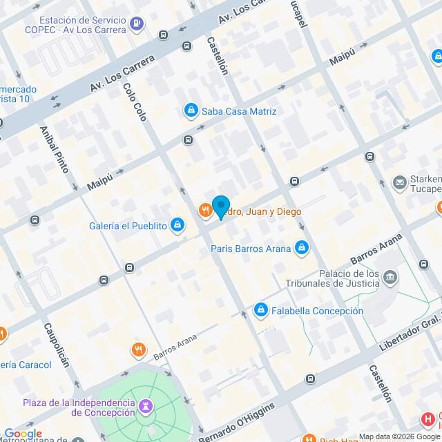 Mapa Clínica Concepción Freire