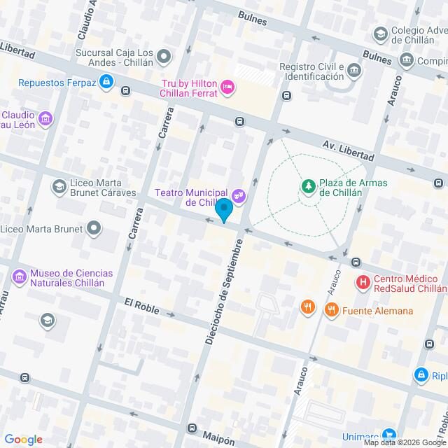 Mapa Clínica Chillán