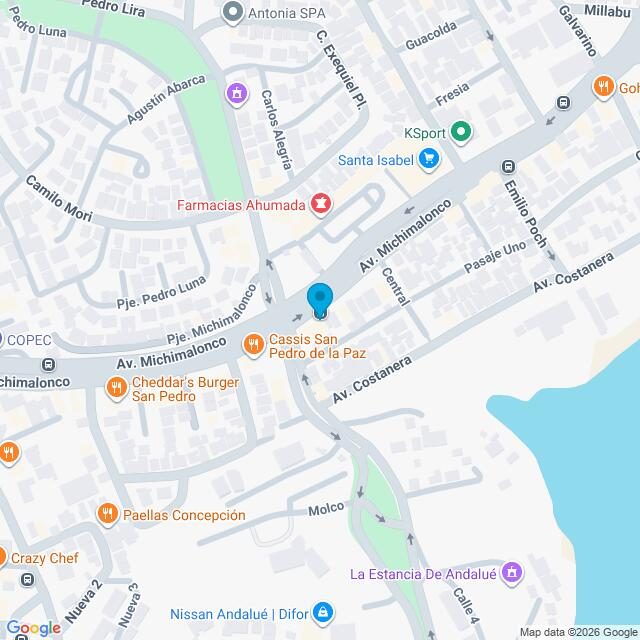 Mapa Clínica San Pedro de la Paz