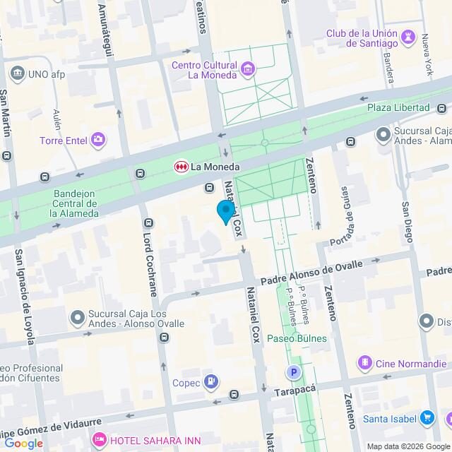 Mapa Clínica Nataniel Cox