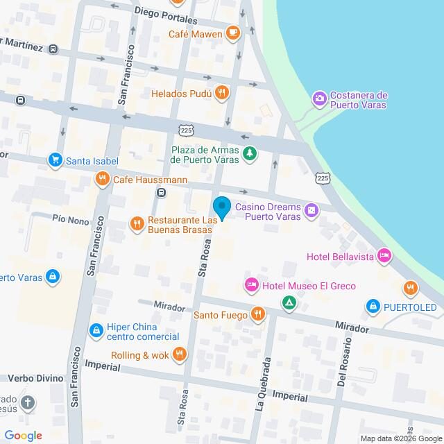 Mapa Clínica Puerto Varas