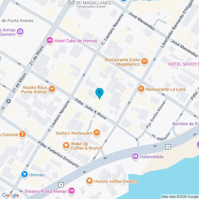 Mapa Clínica Punta Arenas