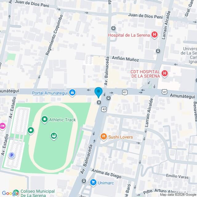 Mapa Clínica La Serena