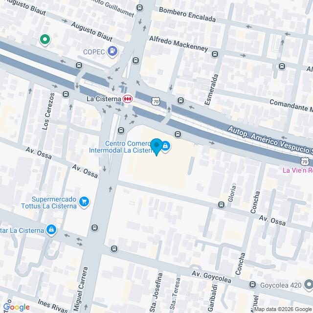 Mapa Clínica La Cisterna