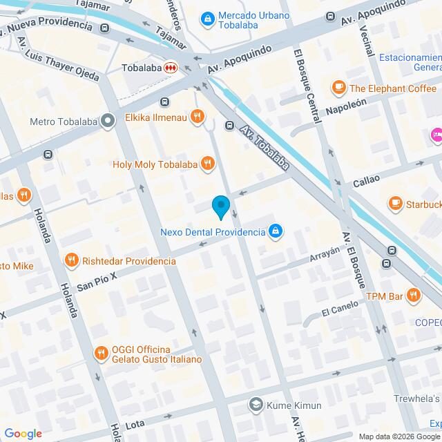 Mapa Clínica Tobalaba