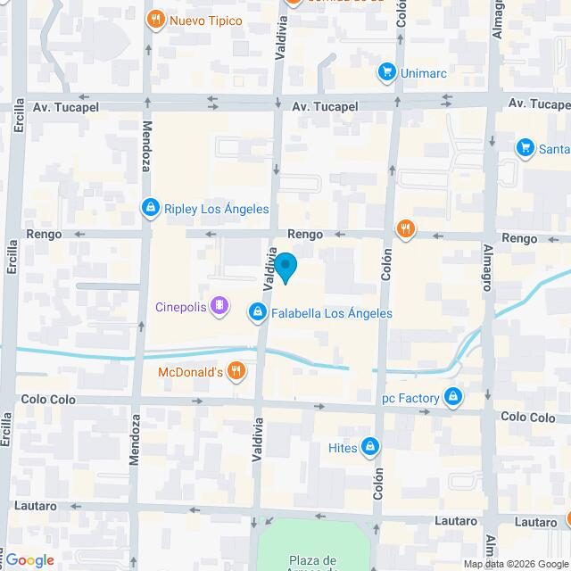 Mapa Clínica Los Ángeles