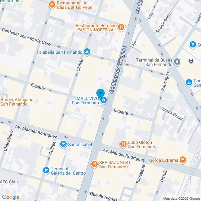 Mapa Clínica San Fernando