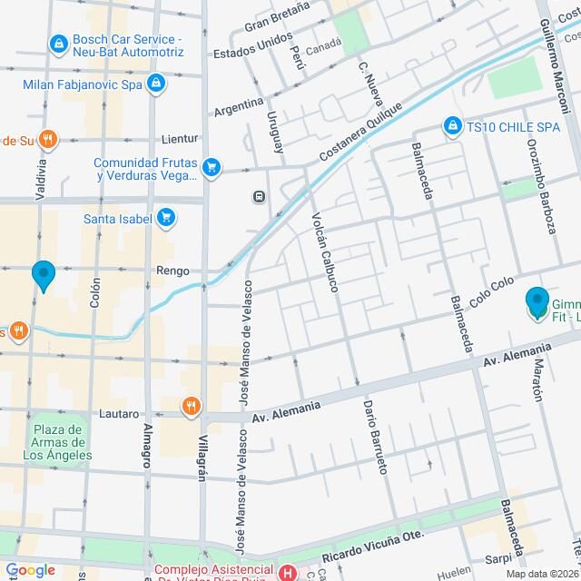 Mapa Clínicas Uno Salud