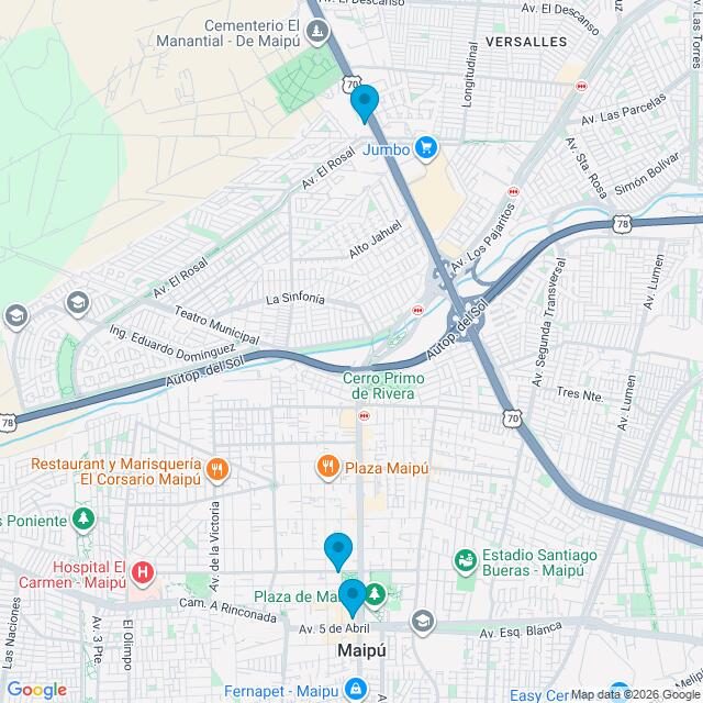Mapa Clínicas Uno Salud