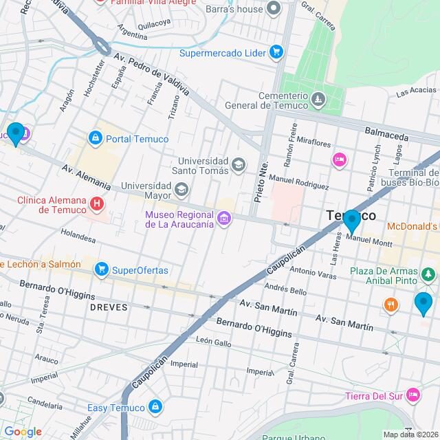 Mapa Clínicas Uno Salud