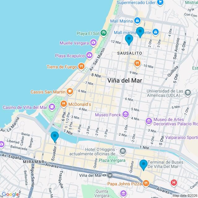 Mapa Clínicas Uno Salud