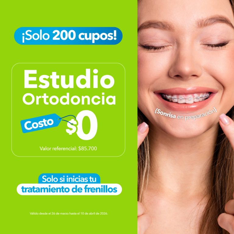 Estudio Ortodoncia Costo $0 MARZO ABRIL 26