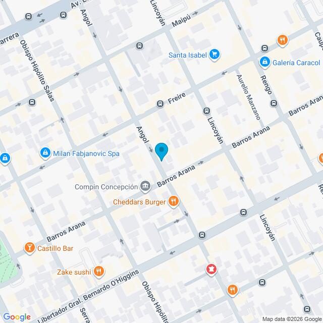 Mapa Clínica Concepción Barros Arana