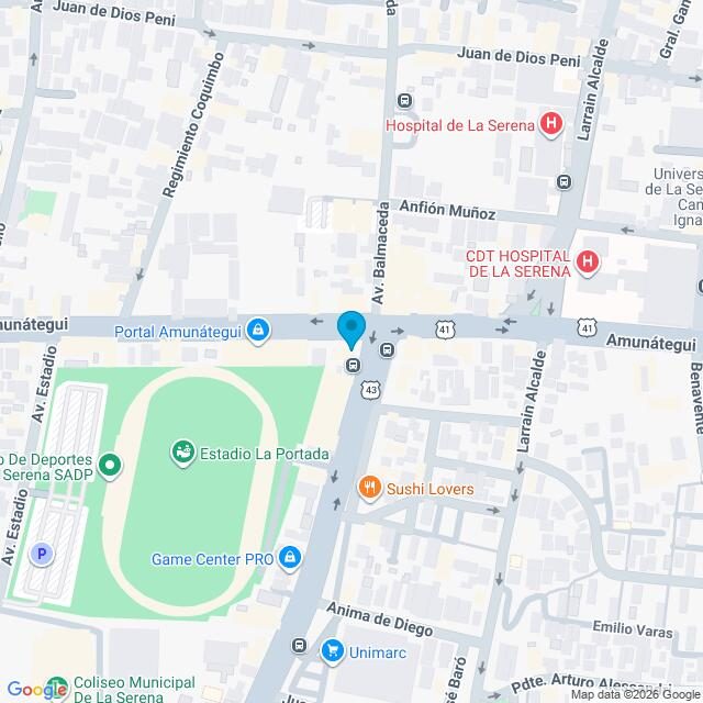 Mapa Clínica La Serena