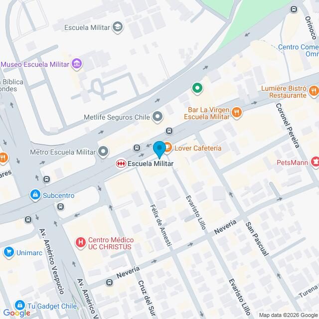 Mapa Clínica Escuela Militar