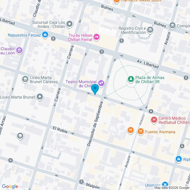 Mapa Clínica Chillán
