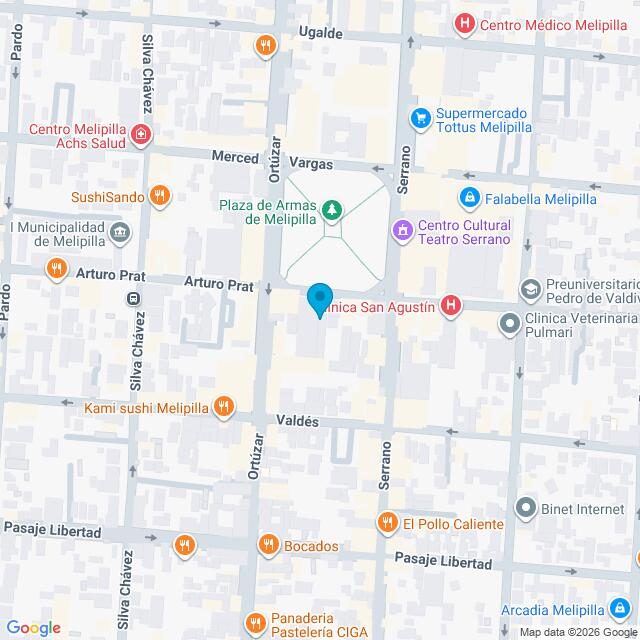 Mapa Clínica Melipilla