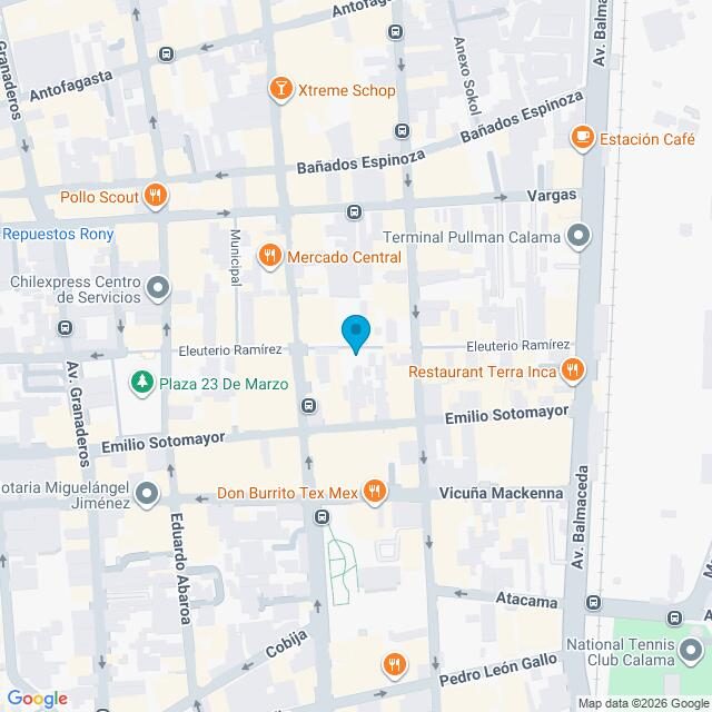 Mapa Clínica Calama