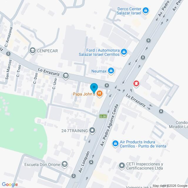 Mapa Clínica Cerrillos