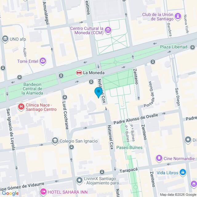 Mapa Clínica Nataniel Cox