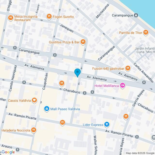 Mapa Clínica Valdivia