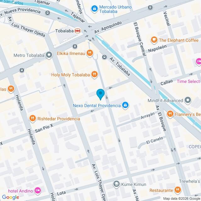 Mapa Clínica Tobalaba