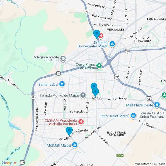 Mapa Clínicas Uno Salud