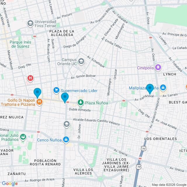 Mapa Clínicas Uno Salud