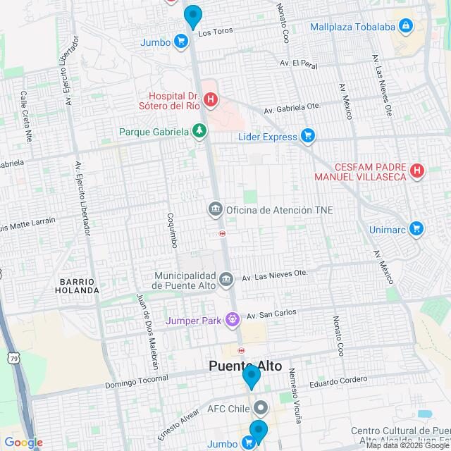 Mapa Clínicas Uno Salud